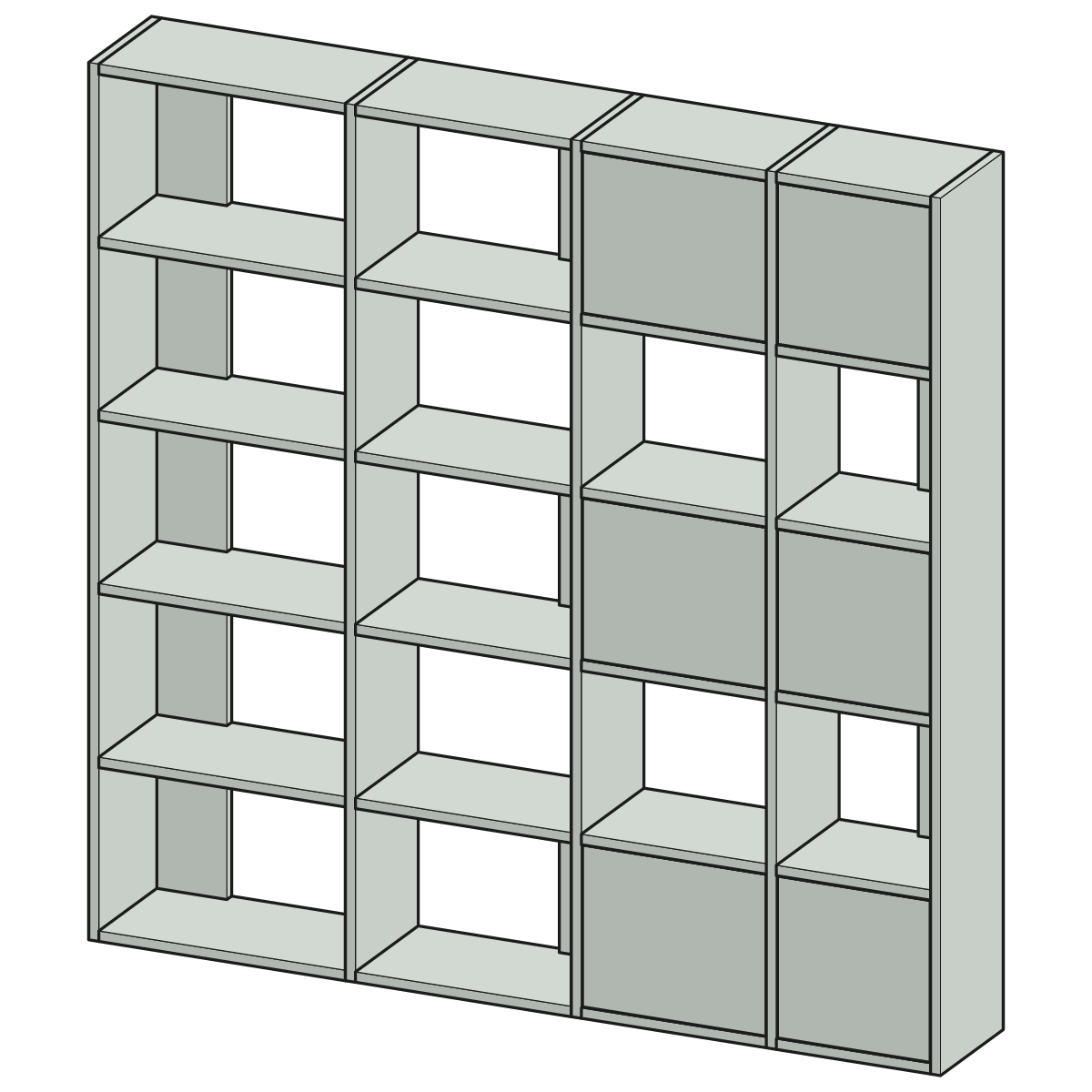 Regał Gradient